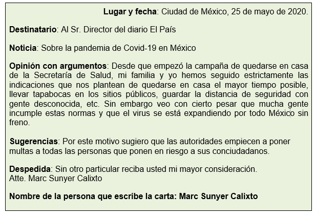 Cartas de opinión en 6º grado de primaria | Boletin Madrid